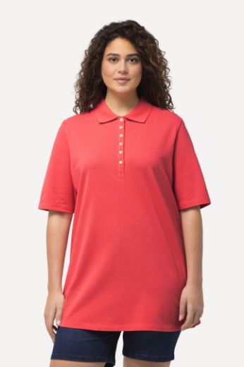 Moda za polnejše Majica Polo kratki rukavi plus velikost, xxl, Ulla Popken in Johann Popken (JP1880)