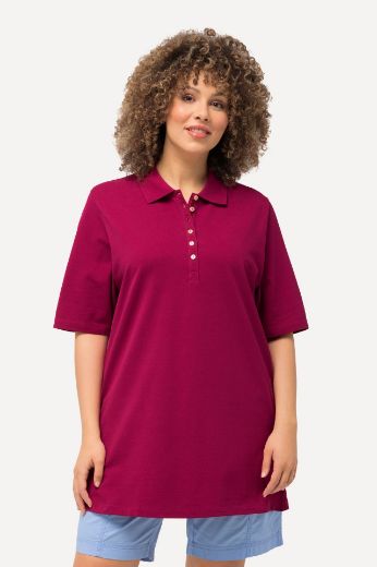 Moda za polnejše Majica Polo kratki rukavi plus velikost, xxl, Ulla Popken in Johann Popken (JP1880)
