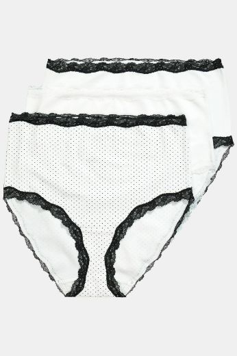 Moda za polnejše Gaćice Maxi 3 komada plus velikost, xxl, Ulla Popken in Johann Popken (JP1880)
