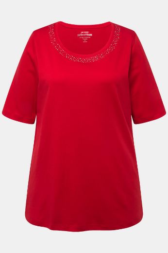 Moda za polnejše Majica kratkih rukava s ukrasnim ovratnikom plus velikost, xxl, Ulla Popken in Johann Popken (JP1880)