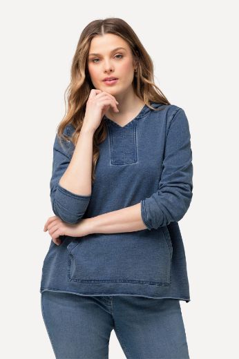 Moda za polnejše Majica dugih rukava s kapuljačom plus velikost, xxl, Ulla Popken in Johann Popken (JP1880)