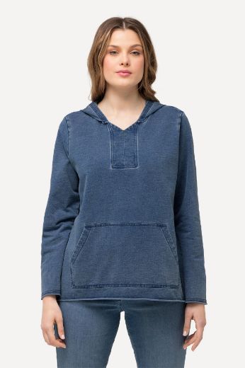 Moda za polnejše Majica dugih rukava s kapuljačom plus velikost, xxl, Ulla Popken in Johann Popken (JP1880)