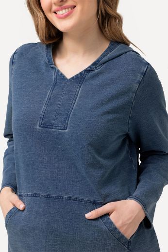 Moda za polnejše Majica dugih rukava s kapuljačom plus velikost, xxl, Ulla Popken in Johann Popken (JP1880)