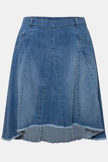 Moda za polnejše Suknja od trapera A kroja plus velikost, xxl, Ulla Popken in Johann Popken (JP1880)