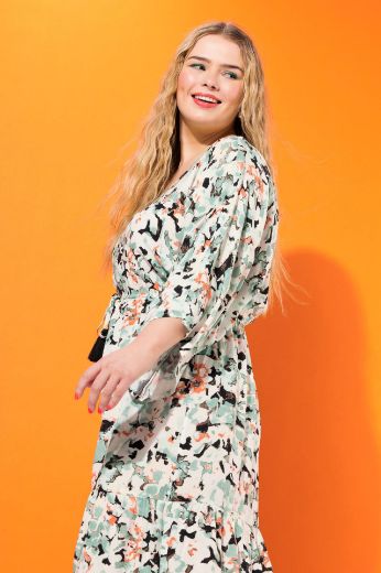 Moda za polnejše Haljina Maxi cvjetnog uzorka plus velikost, xxl, Ulla Popken in Johann Popken (JP1880)