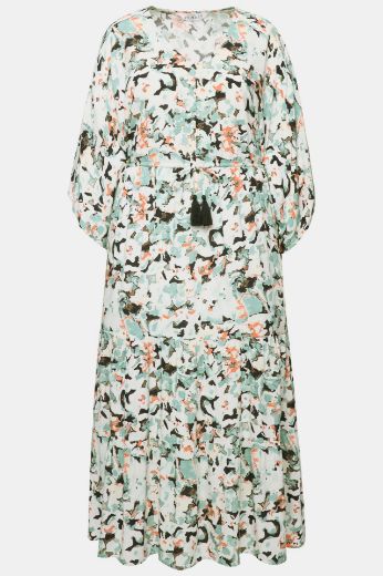 Moda za polnejše Haljina Maxi cvjetnog uzorka plus velikost, xxl, Ulla Popken in Johann Popken (JP1880)