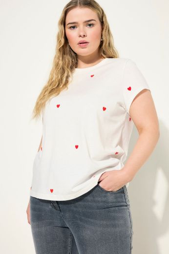 Moda za polnejše Majica kratkih rukava plus velikost, xxl, Ulla Popken in Johann Popken (JP1880)