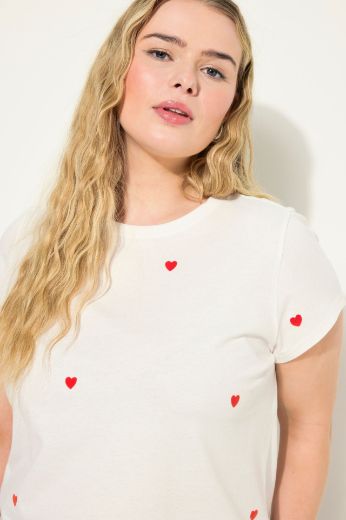 Moda za polnejše Majica kratkih rukava plus velikost, xxl, Ulla Popken in Johann Popken (JP1880)