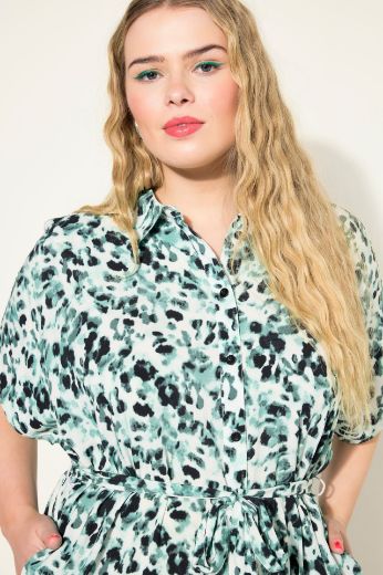 Moda za polnejše Haljina Midi plus velikost, xxl, Ulla Popken in Johann Popken (JP1880)