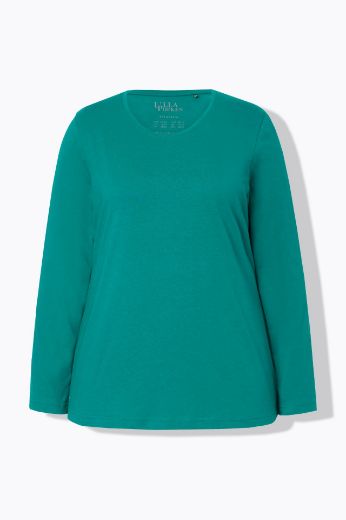 Moda za polnejše Majica dugi rukavi okrugli izrez plus velikost, xxl, Ulla Popken in Johann Popken (JP1880)