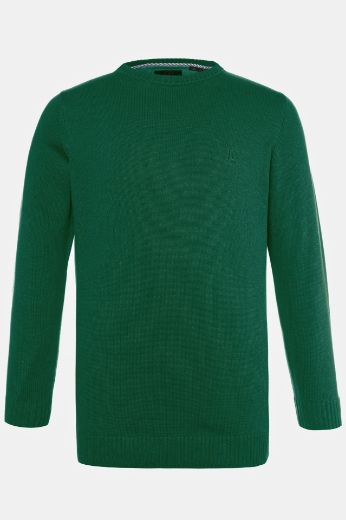 Moda za polnejše Pulover okrugli ovratnik plus velikost, xxl, Ulla Popken in Johann Popken (JP1880)
