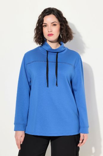 Moda za polnejše Majica s vezanjem na ovratniku plus velikost, xxl, Ulla Popken in Johann Popken (JP1880)
