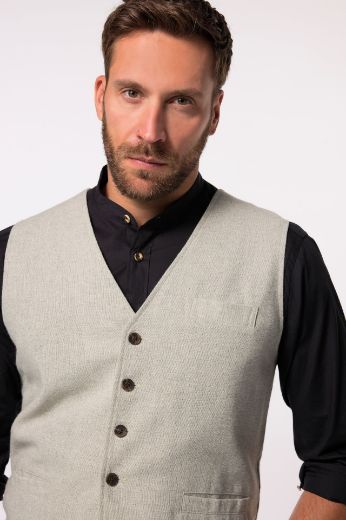 Moda za polnejše Prsluk klasični plus velikost, xxl, Ulla Popken in Johann Popken (JP1880)