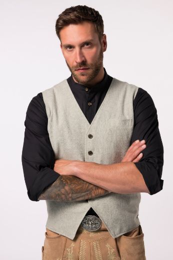 Moda za polnejše Prsluk klasični plus velikost, xxl, Ulla Popken in Johann Popken (JP1880)