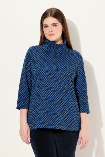 Moda za polnejše Majica povišenog ovratnika s printom točki plus velikost, xxl, Ulla Popken in Johann Popken (JP1880)