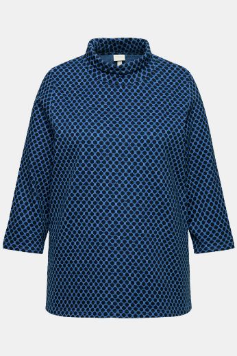 Moda za polnejše Majica povišenog ovratnika s printom točki plus velikost, xxl, Ulla Popken in Johann Popken (JP1880)