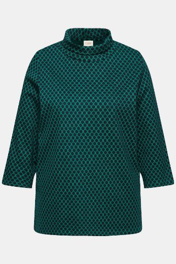 Moda za polnejše Majica povišenog ovratnika s printom točki plus velikost, xxl, Ulla Popken in Johann Popken (JP1880)