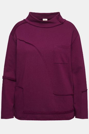 Moda za polnejše Majica dugih rukava od eko pamuka plus velikost, xxl, Ulla Popken in Johann Popken (JP1880)