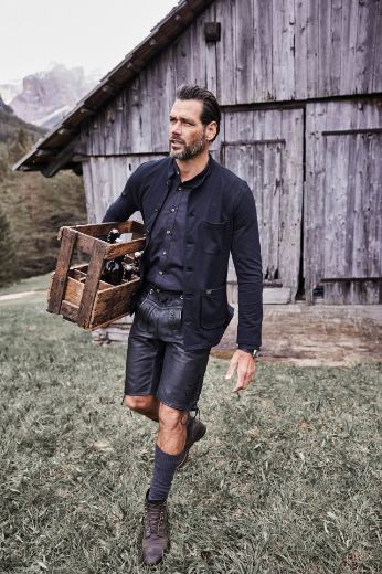 Moda za polnejše Košulja dugih rukava bez kragne plus velikost, xxl, Ulla Popken in Johann Popken (JP1880)