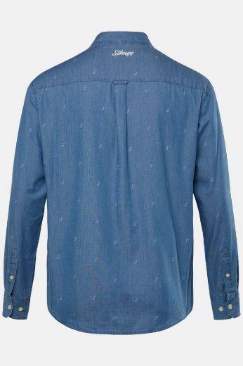 Moda za polnejše Košulja traper dugih rukava plus velikost, xxl, Ulla Popken in Johann Popken (JP1880)