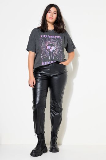 Moda za polnejše Hlače imitacija kože plus velikost, xxl, Ulla Popken in Johann Popken (JP1880)