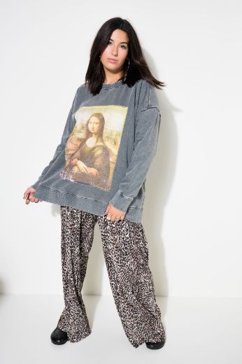 Moda za polnejše Majica dugih rukava s printom plus velikost, xxl, Ulla Popken in Johann Popken (JP1880)