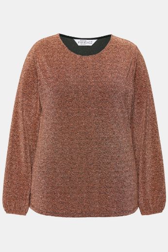 Moda za polnejše Majica dugih rukava svjretlucavog efekta plus velikost, xxl, Ulla Popken in Johann Popken (JP1880)