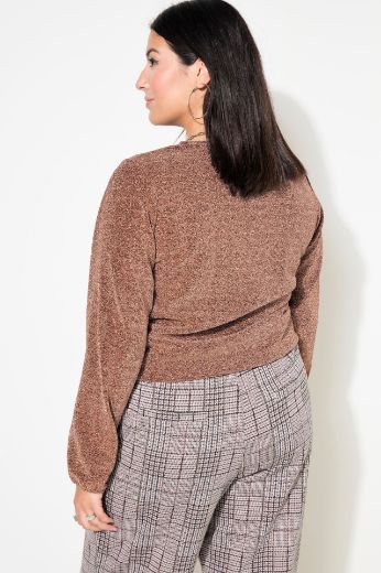Moda za polnejše Majica dugih rukava svjretlucavog efekta plus velikost, xxl, Ulla Popken in Johann Popken (JP1880)