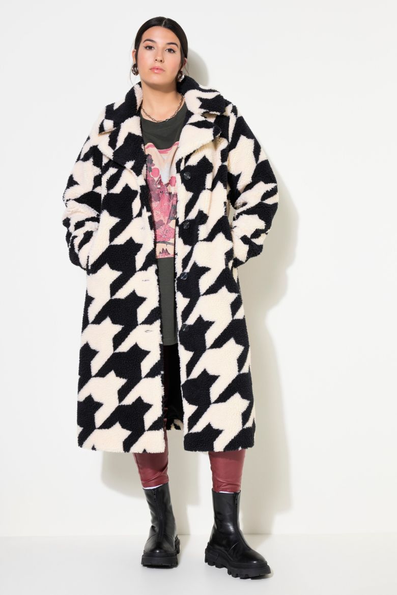 Moda za polnejše Kaput Teddy A kroja plus velikost, xxl, Ulla Popken in Johann Popken (JP1880)