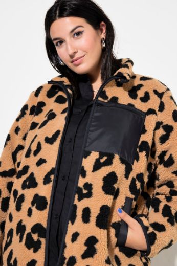 Moda za polnejše Jakna lagana s leopard printom plus velikost, xxl, Ulla Popken in Johann Popken (JP1880)