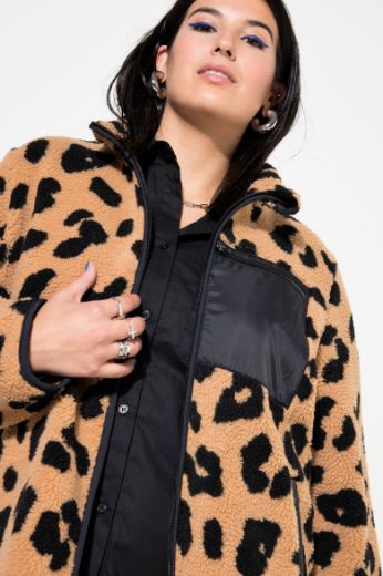 Moda za polnejše Jakna lagana s leopard printom plus velikost, xxl, Ulla Popken in Johann Popken (JP1880)