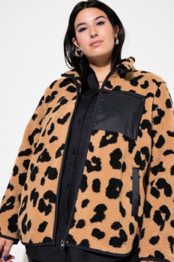 Moda za polnejše Jakna lagana s leopard printom plus velikost, xxl, Ulla Popken in Johann Popken (JP1880)