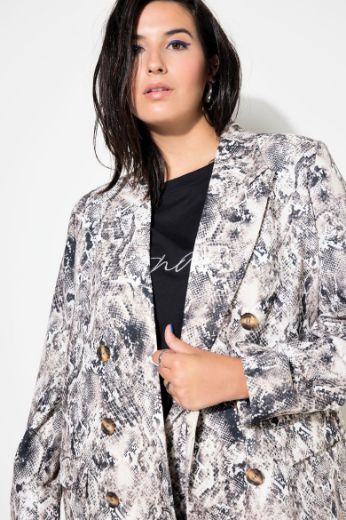 Moda za polnejše Sako životinjskog printa plus velikost, xxl, Ulla Popken in Johann Popken (JP1880)
