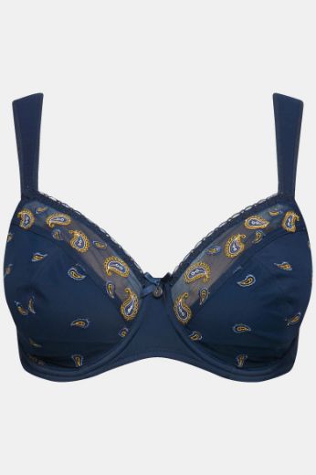 Moda za polnejše Grudnjak sa žicom i laganao podstavljenim košaricama plus velikost, xxl, Ulla Popken in Johann Popken (JP1880)