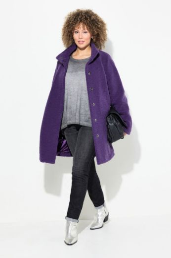 Moda za polnejše Kaput Teddy plus velikost, xxl, Ulla Popken in Johann Popken (JP1880)