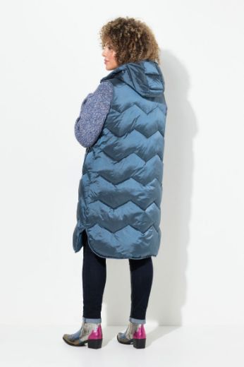 Moda za polnejše Prsluk dužeg kroja s kapuljačom plus velikost, xxl, Ulla Popken in Johann Popken (JP1880)