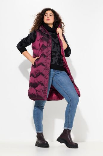 Moda za polnejše Prsluk dužeg kroja s kapuljačom plus velikost, xxl, Ulla Popken in Johann Popken (JP1880)