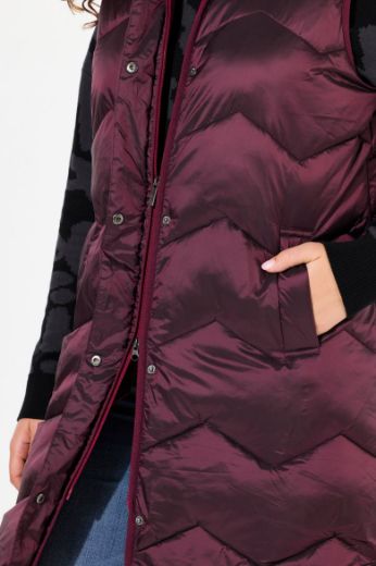 Moda za polnejše Prsluk dužeg kroja s kapuljačom plus velikost, xxl, Ulla Popken in Johann Popken (JP1880)