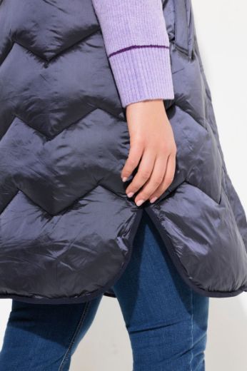 Moda za polnejše Prsluk dužeg kroja s kapuljačom plus velikost, xxl, Ulla Popken in Johann Popken (JP1880)