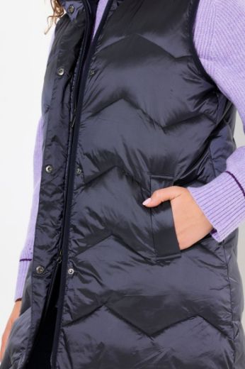 Moda za polnejše Prsluk dužeg kroja s kapuljačom plus velikost, xxl, Ulla Popken in Johann Popken (JP1880)