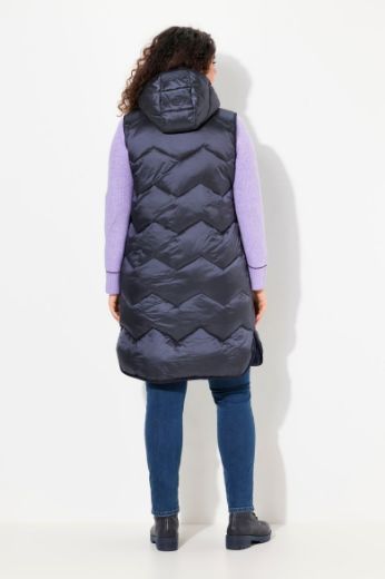 Moda za polnejše Prsluk dužeg kroja s kapuljačom plus velikost, xxl, Ulla Popken in Johann Popken (JP1880)