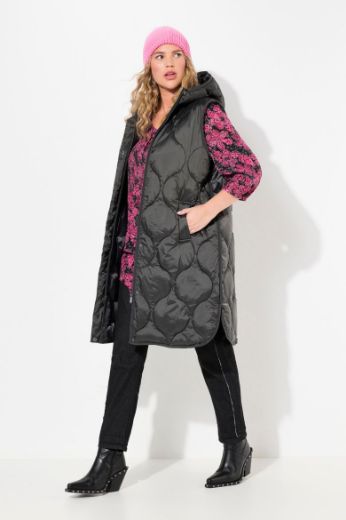 Moda za polnejše Prsluk dužeg kroja s kapuljačom plus velikost, xxl, Ulla Popken in Johann Popken (JP1880)