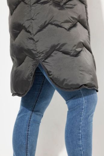 Moda za polnejše Prsluk dužeg kroja s kapuljačom plus velikost, xxl, Ulla Popken in Johann Popken (JP1880)