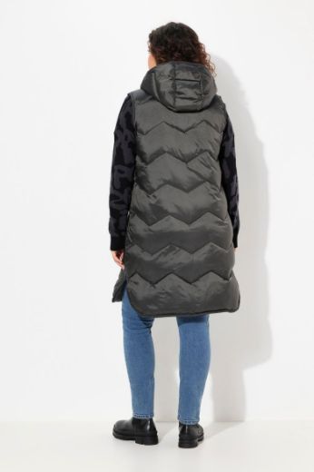 Moda za polnejše Prsluk dužeg kroja s kapuljačom plus velikost, xxl, Ulla Popken in Johann Popken (JP1880)
