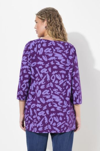 Moda za polnejše Majica 3/4 rukava A kroja plus velikost, xxl, Ulla Popken in Johann Popken (JP1880)