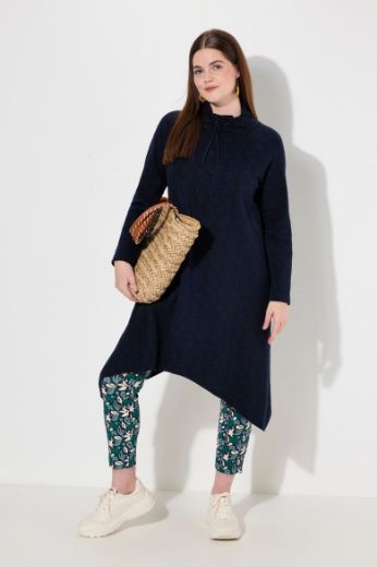 Moda za polnejše Haljina dugih rukava asimetrična plus velikost, xxl, Ulla Popken in Johann Popken (JP1880)