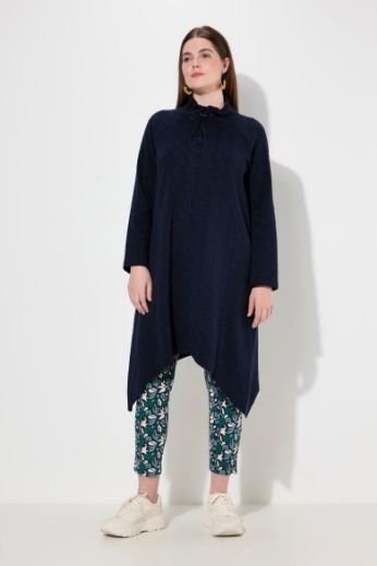 Moda za polnejše Haljina dugih rukava asimetrična plus velikost, xxl, Ulla Popken in Johann Popken (JP1880)