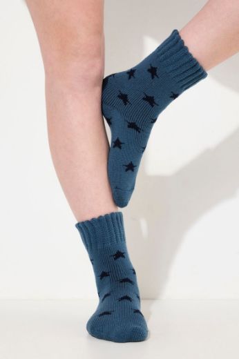 Moda za polnejše Sokne 2 para motiv zvijezda plus velikost, xxl, Ulla Popken in Johann Popken (JP1880)