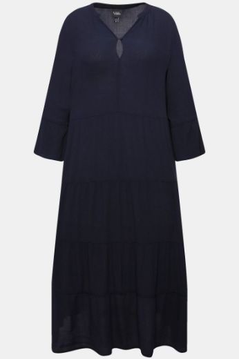 Moda za polnejše Haljina 3/4 rukava A kroja plus velikost, xxl, Ulla Popken in Johann Popken (JP1880)