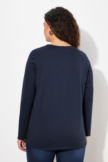 Moda za polnejše Majica dugih rukava A kroja plus velikost, xxl, Ulla Popken in Johann Popken (JP1880)